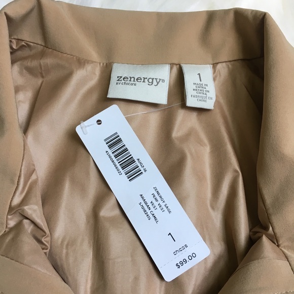 Zenergy by Chico’s Sage Perforated Vest - Picture 8 of 8